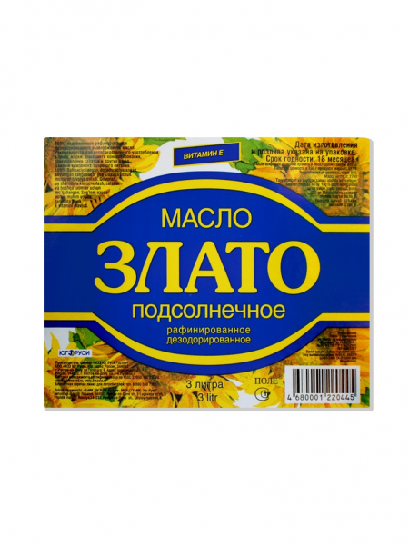 Масло растительное злато фото